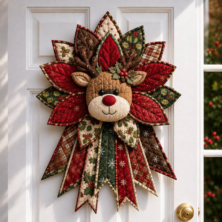 🎄Beginner-Friendly Oversized Christmas Character Quilted Door Hanger Sewing Kit | Complete Kit with All Tools & Step-by-Step Guide Included 💕