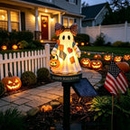 TODAY'S SPECIAL OFFER-50% OFF 🔥Lighted Vintage Patchwork Ghost Solar Garden Light