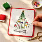 🎄 57% OFF | Christmas Thread Art Card Kit – Create Beautiful Handmade Holiday Cards ✨