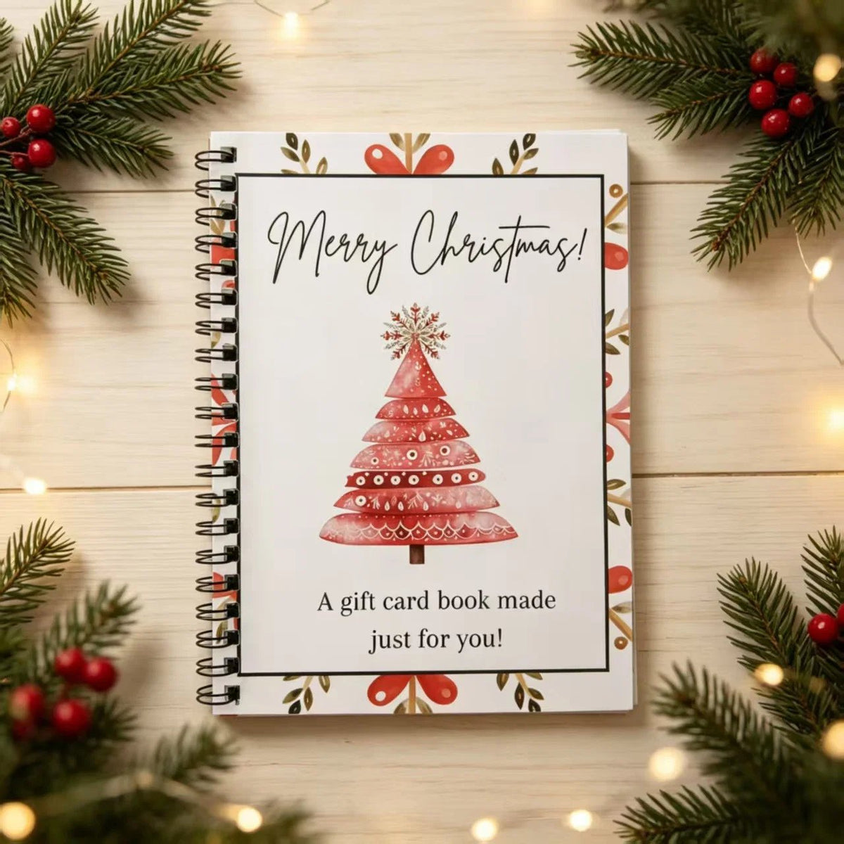 🔥 Only £7.99 |Christmas Gift Card Book 🎄 More Than a Card, A Memory to Keep