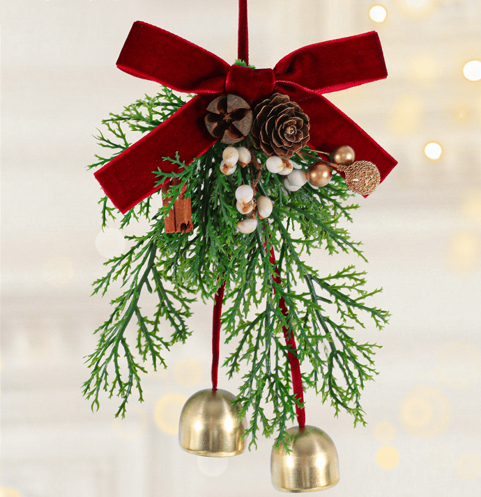 💥 56% OFF! 🎄Mini Christmas Wreaths✨Maximum Holiday Magic, Instant Festive Charm & Versatile Decor! 🎀