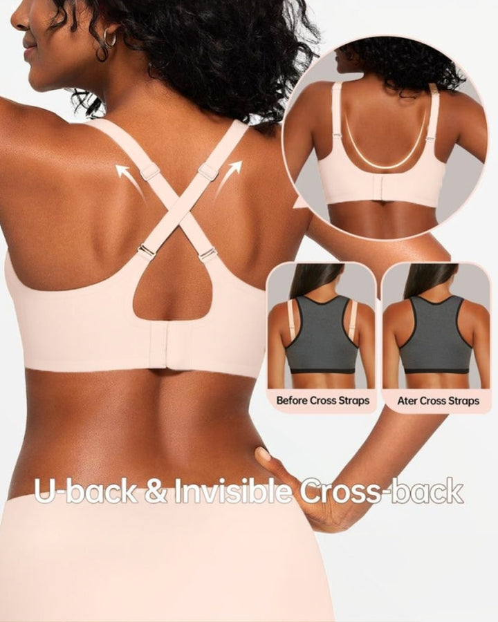 Invisible Jelly Lift Bra with Breathable Water Drop Hollow