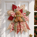 Peppermint Gingerbread Cheer - Oversized Christmas Character Quilted Door Hanger Sewing Kit