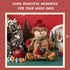 🎁 Only £6.99 | Save 53% – Christmas Character Gift Bag 🎄 Cute Zippered Holiday Treat & Gift Holder