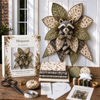 Peacock - Handmade Quilted Door Bow DIY Sewing Kit