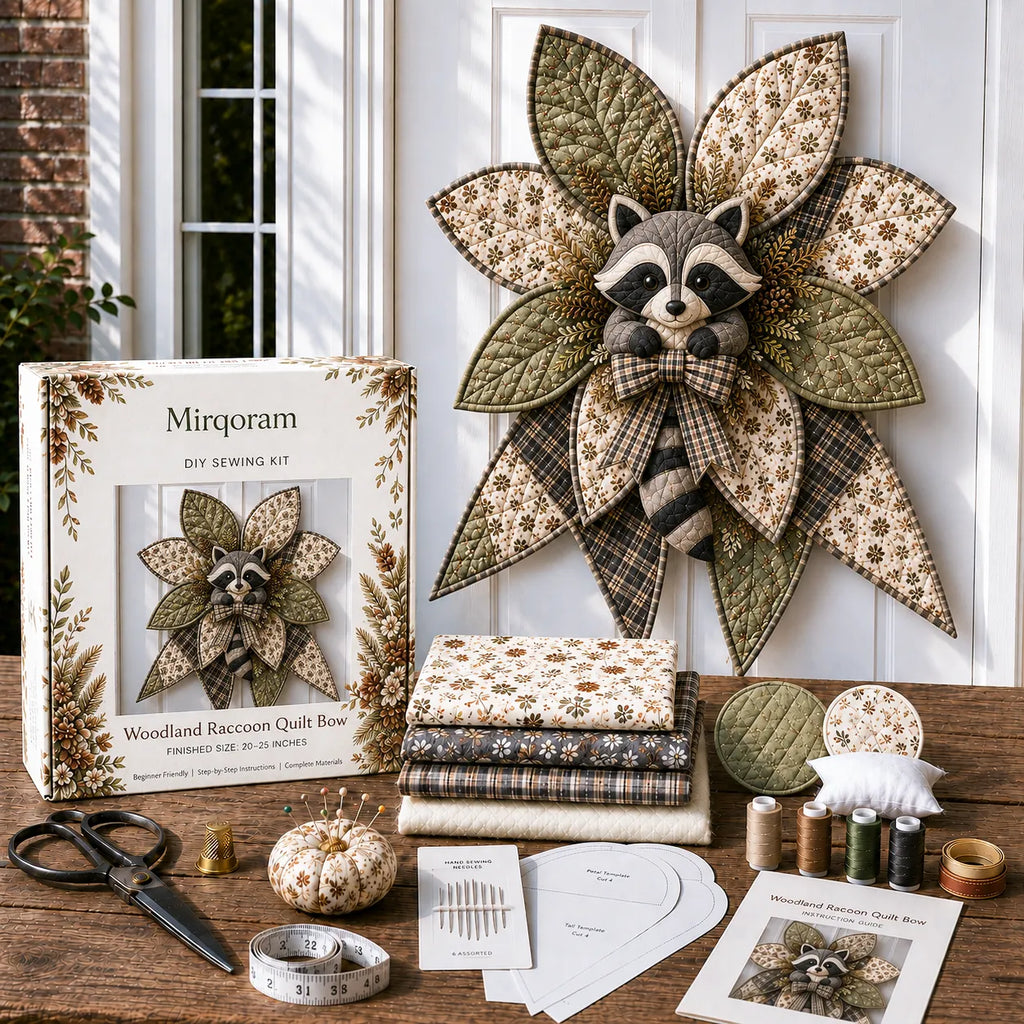 Fox - Handmade Quilted Door Bow DIY Sewing Kit