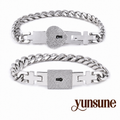 Couples Lock & Key Bracelet Set