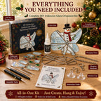 🔥LAST DAY 53% OFF - ✨⛄ DIY 3D Christmas Iridescent Glass Spinning Suncatcher Ornament Kit🎄