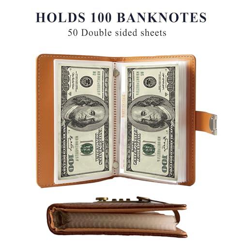 💵 100-Pocket Locking Cash Savings Binder | Save, Organize & Track Your Cash