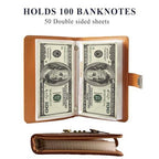 💵 100-Pocket Locking Cash Savings Binder | Save, Organize & Track Your Cash
