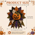 Jack-O’-Lantern Harvest - Halloween Handmade Door Bow DIY Sewing Kit