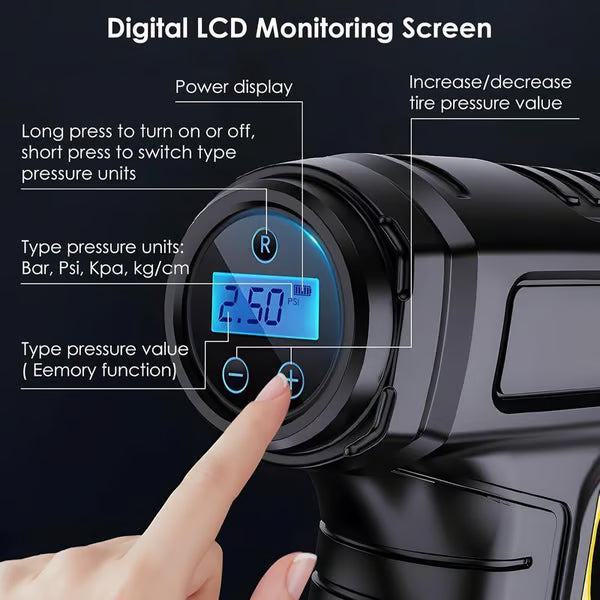 🔥Last Day 49% OFF🔥 Portable Cordless Tyre Inflator