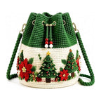 🎄3D Christmas Crochet Bucket Bag