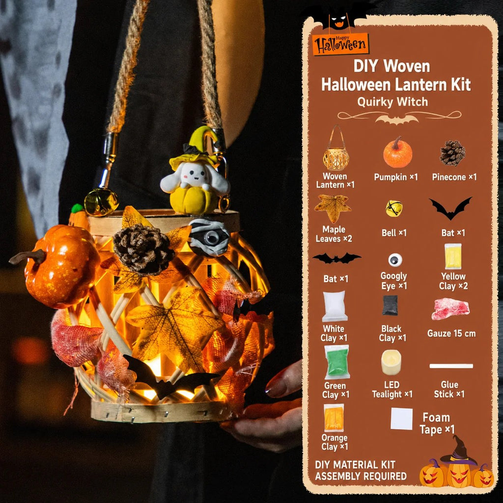 🎉🎃DIY Light-Up Halloween Trick-or-Treat Basket Kit👻 Let Kids Create the Basket They’ll Proudly Carry on Halloween Night! ✨