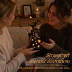 🧙Starlight Witch Night Light Figurine✨ | Halloween Witch Ornament with Warm LED Lights🌙
