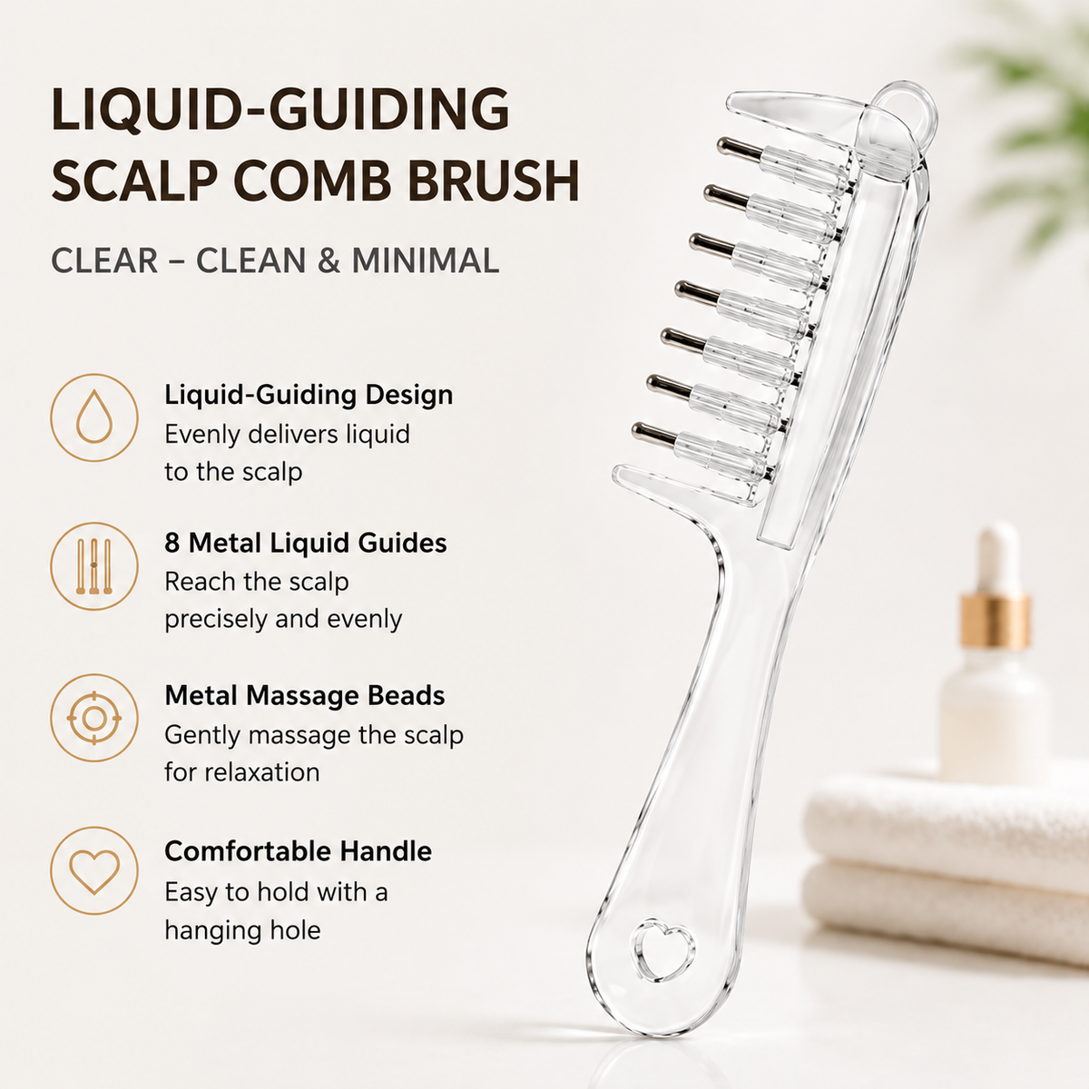 Scalp Treatment Applicator Comb ✨