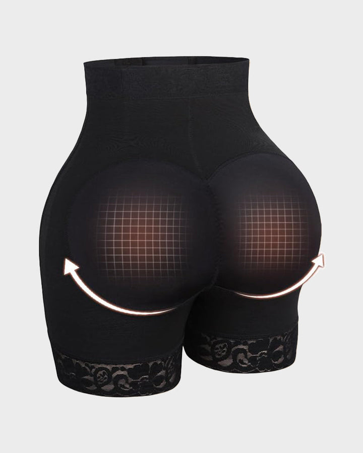 Boned Sculpt High Waist Shorts