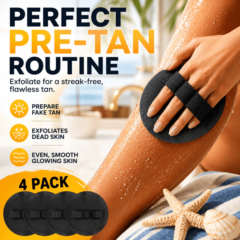 🛁4-in-1 Exfoliating Scrubber Set