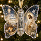 🔥🎄Christmas Cash Gift Butterfly Ornament🦋 – Holiday Money Holder Keepsake💵✨