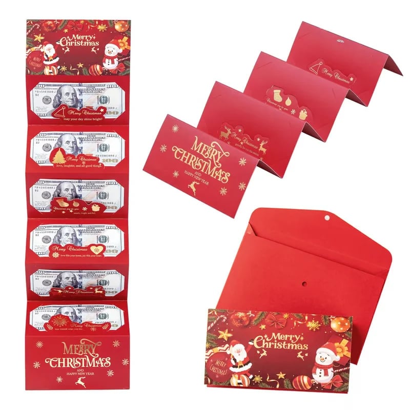 🎄 ONLY £6.99! Christmas Cash Gift Envelope – Fun Money Surprise Gift Idea 🎁