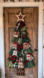 🎄Beginner-Friendly DIY Oversized Patchwork Christmas Tree Door Hanging Kit | Complete Kit with All Tools & Step-by-Step Guide Included 💕