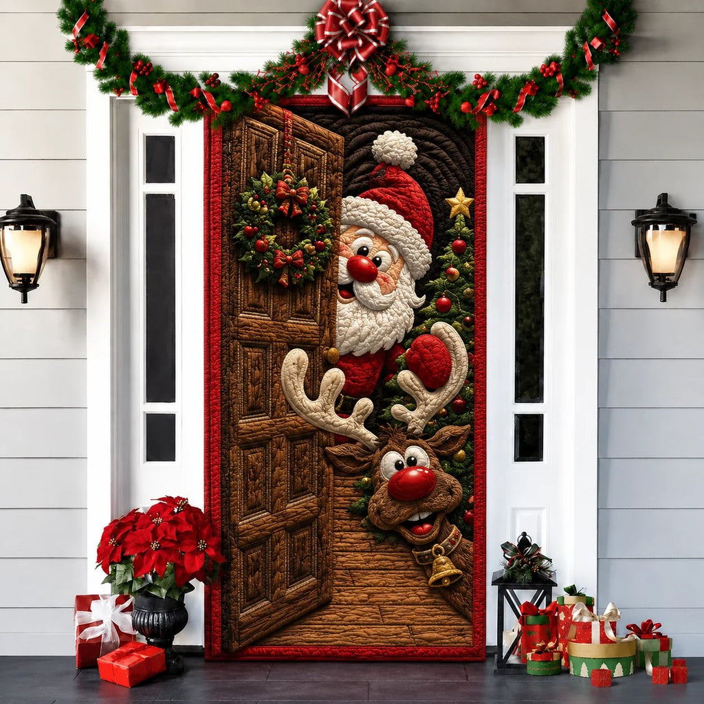 🎄 57% OFF | 3D Christmas Door Decoration – Create a Festive Holiday Entrance