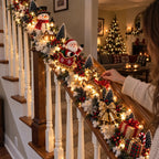🎅 Turn Your Staircase Into Santa’s Christmas Wonderland