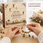 🎄24-Day Christian Christmas Charm Bracelet Advent Calendar