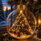 🔥Limited time 69% OFF -✨🎄 Glowing Christmas Story Ornament – Light-Up Mini Holiday Scene