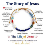 ✝️ Life Of Jesus Story Bracelet | Faith-Inspired Christian Bracelet with Gospel Symbols, Meaningful Charms & Scripture Gift Card Included ❤️