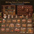 🎄24 Days Of Christmas Village Friends Advent Calendar | 24 Unique Miniature Characters, Shops & Holiday Collectibles for a Complete Festive Village ✨