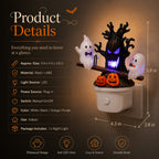 ✨Cute Halloween Glow 👻Pumpkins & Glowing Spooky Tree