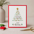 🎄ONLY £9.99– 6 Festive Designs ✨| Christmas Thread Art Card Kit – Create Beautiful Handmade Holiday Cards ✨