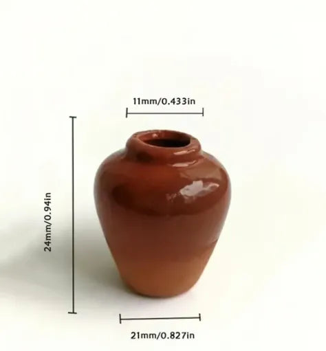 8-Pcs Mini Vase Fridge Magnets