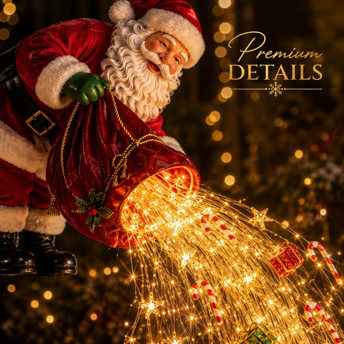 🎅Christmas Early Discount 50% Off 🎁 Santa's Magic Pour – Flowing LED Christmas Garden Light