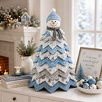 Frosty Snowman DIY Quilted Santa Christmas Tree Kit
