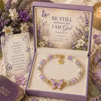 🎅 2026 Christmas Gift 49% Off--✝️ Psalm 46:10 Faith Bracelet | Limited Edition 2026 Christian Jewelry with 7 Meaningful Nature Symbols, Gemstone-Style Beads & Scripture Gift Box 🤍