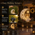 ✨ 45% OFF | Christmas Angel Moon Light – Magical Holiday Glow
