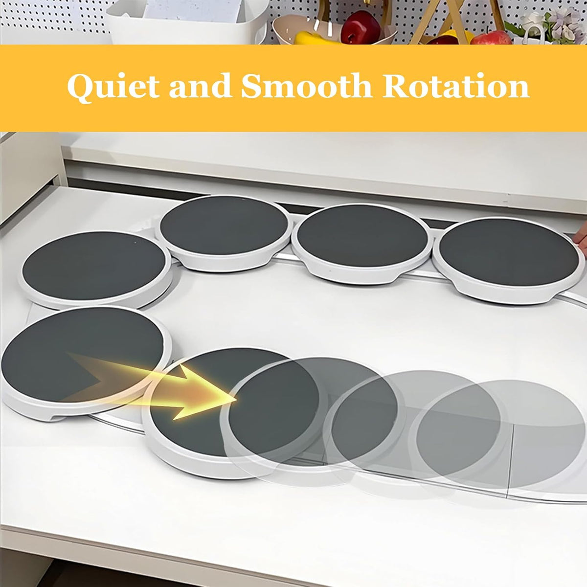 Expandable Lazy Susan Turntable for Tables