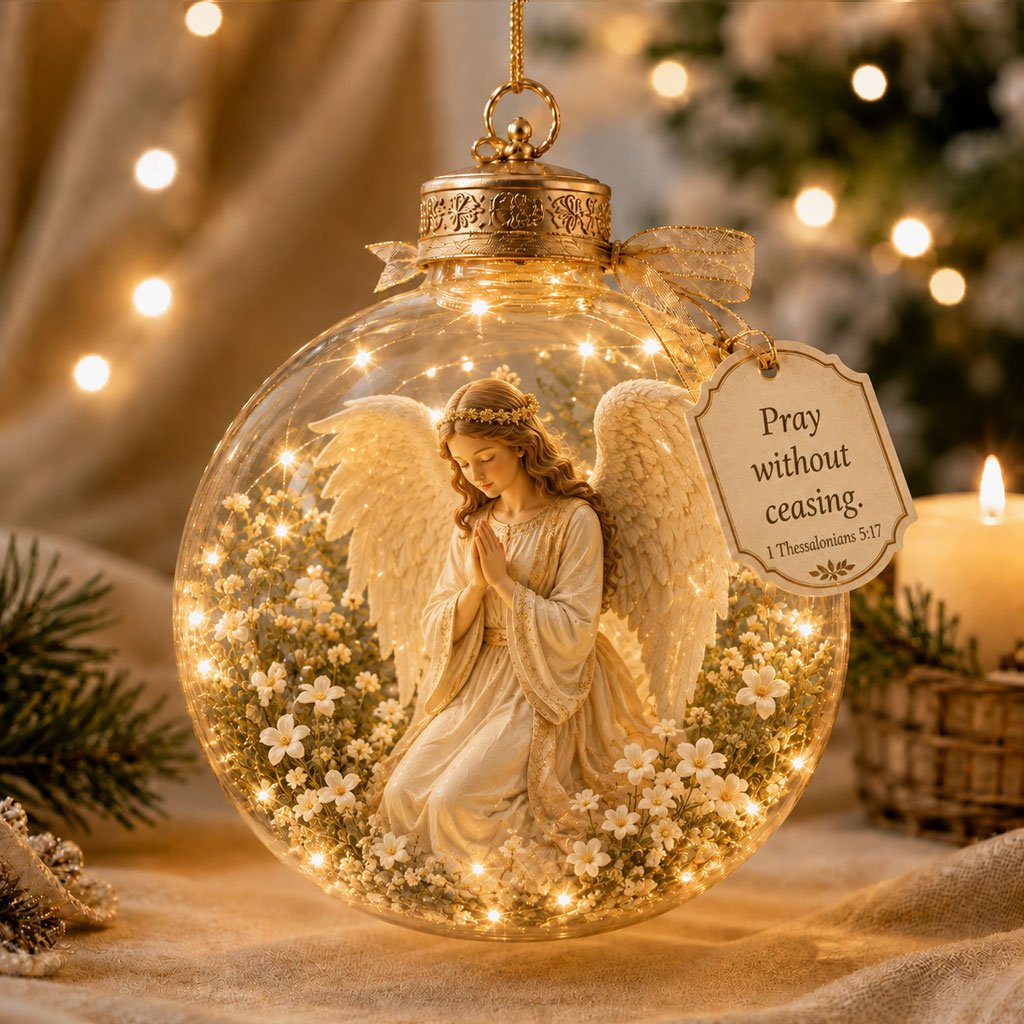 ✨✨Illuminated Christian Scripture Keepsake Ornaments