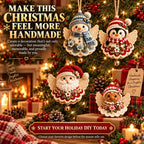 🎄 DIY Crochet Christmas Angel Ornament Kit – Make, Hang & Treasure✨