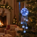 ❄️ Glowing Snowflake Cascade – Magical LED Christmas Hanging Decor