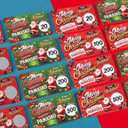 🎅Christmas Scratch Cards – Holiday Party Game, Lucky Draw & Surprise Gift Cards with Scratch-Off Stickers