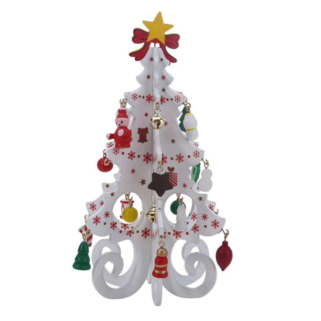 🎄Christmas Pre Sale£7.99!!☃️🎄DIY Wooden Christmas Tree Ornament Set – Build, Decorate & Play! ✨🎅