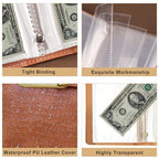 💵 100-Pocket Locking Cash Savings Binder | Save, Organize & Track Your Cash