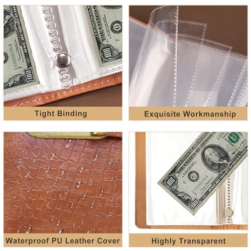 💵 100-Pocket Locking Cash Savings Binder | Save, Organize & Track Your Cash