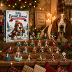 🔥🎁Silly Basset Hound Advent Calendar 2026 - 24-Day Festive Countdown
