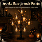 Vintage LED Halloween Ghost Tree