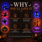 🎃 Halloween Spooky 3D LED Wall Decorations
