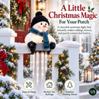 🎄56% OFF|⛄ Snowman Icicle Christmas Porch Light – Cozy Holiday Glow